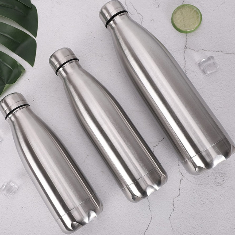 500/750/1000 ml BPA Free Stainless Steel Water Bottle