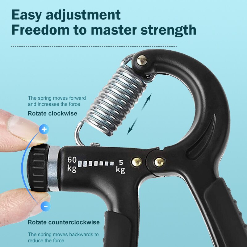 Adjustable Grip Strengthener 5-60 kg 10-135Lbs