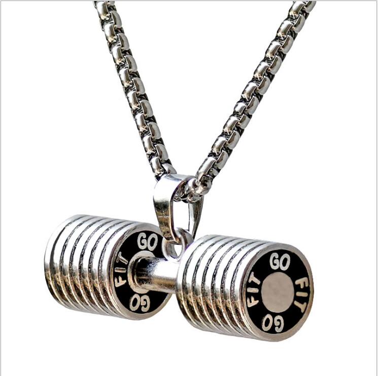 Dumbbell Necklace