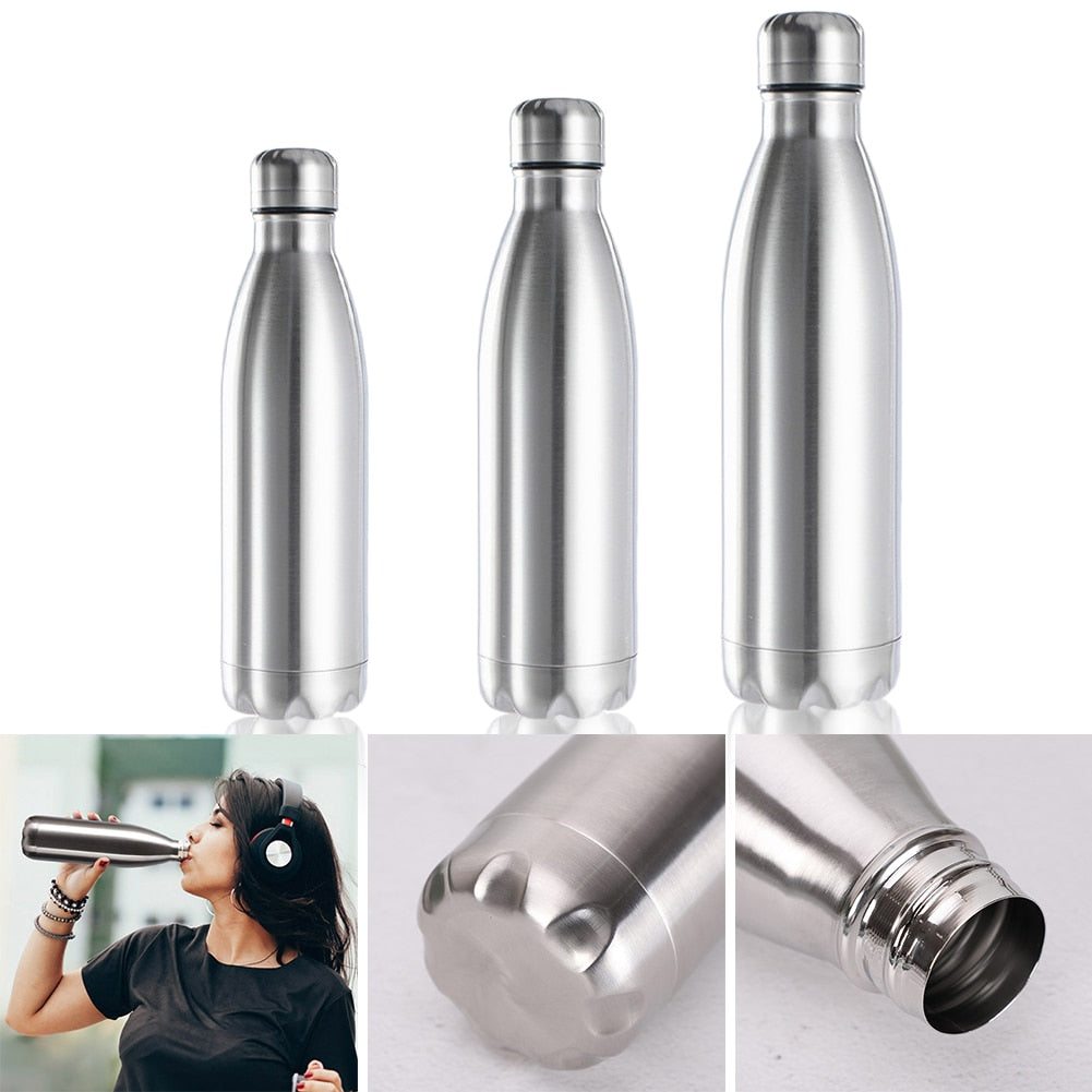 500/750/1000 ml BPA Free Stainless Steel Water Bottle